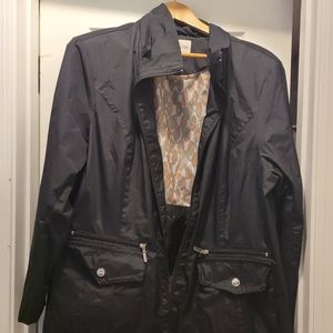 Black all weather coat